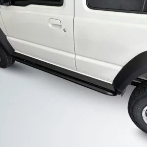 Suzuki Jimny 5 Door Side BArs Black Stainless 9900L-80TSI-BLK AWSA