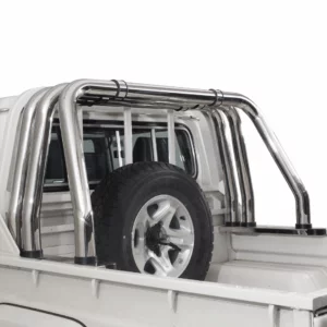 Toyota Land Cruiser 70 Series Triple Styling Bar Stainless 90021T AWSA
