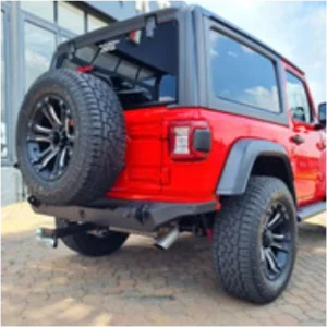 JL Stubby Rear Bumper with Towbar