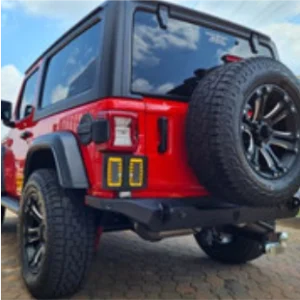 JL Stubby Rear Bumper with Towbar and Wiring Harness