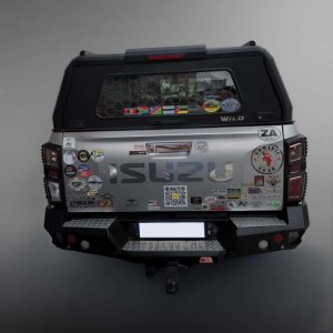 D-Max Jack Rear Replacement Bumper with Towbar