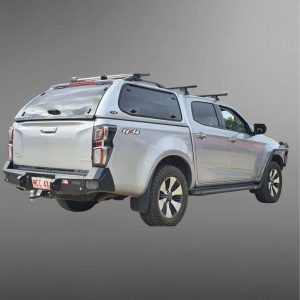 D-Max Rocker Rear Replacement Bumper with Towbar