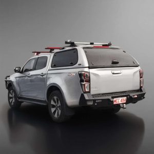 D-Max Rocker Rear Replacement Bumper with Towbar without radar sensors